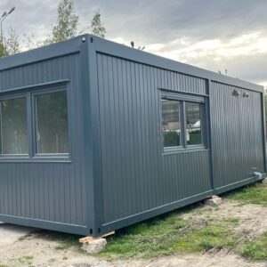 Contenedor Vivienda Premium 8,00 × 2,90 m – Con Cocina, Baño y Ducha