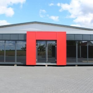 Contenedor Oficina 12,00 × 6,00 m – Modelo Lisboa