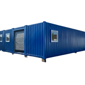 Nave Modular de Contenedores – Instalación 4 × 40 Pies