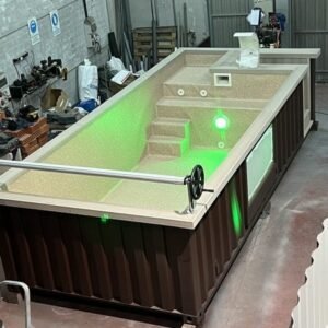 contenedor de 20 pies transformado en piscina